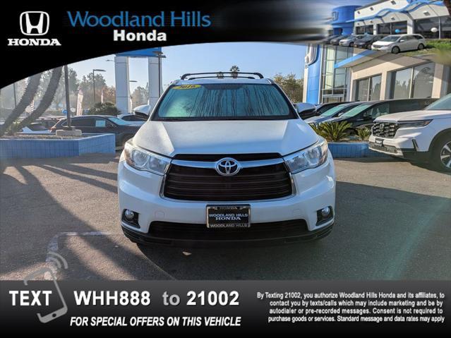 used 2016 Toyota Highlander car, priced at $19,588