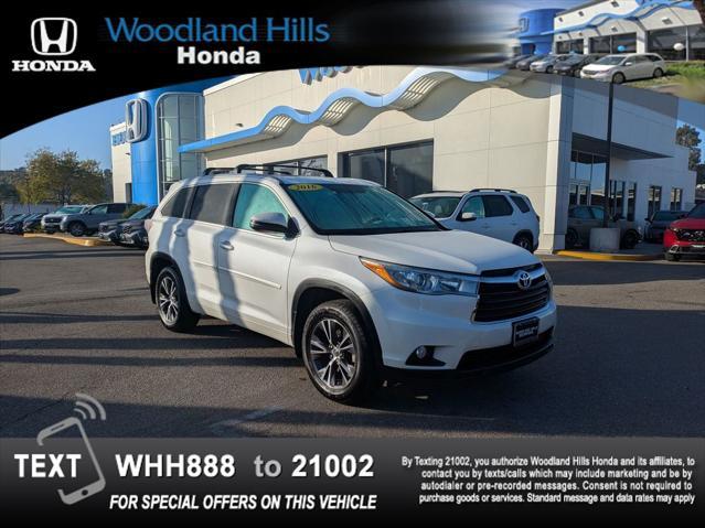 used 2016 Toyota Highlander car, priced at $19,588