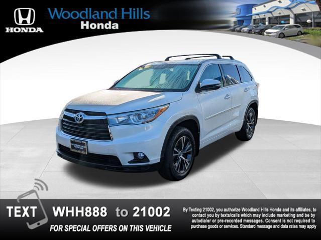 used 2016 Toyota Highlander car, priced at $19,588