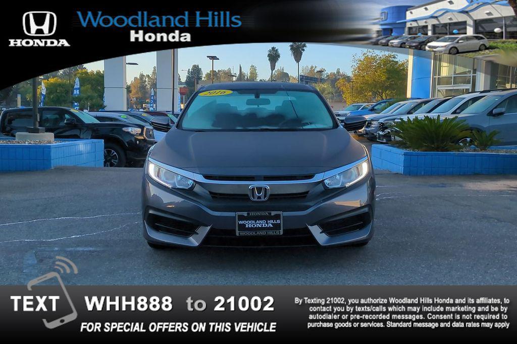 used 2016 Honda Civic car, priced at $17,388