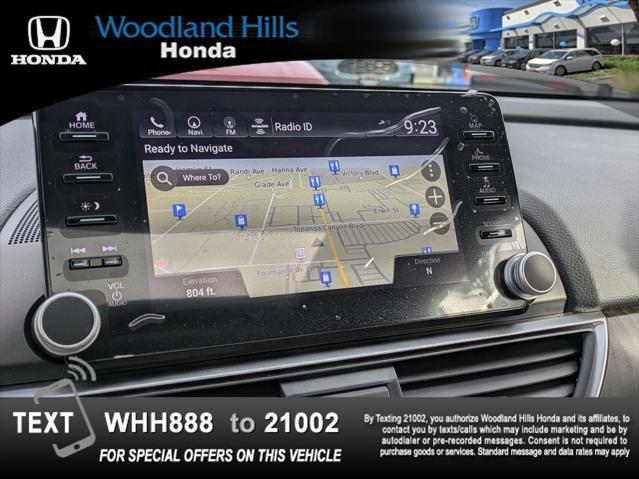 used 2021 Honda Accord Hybrid car, priced at $27,588