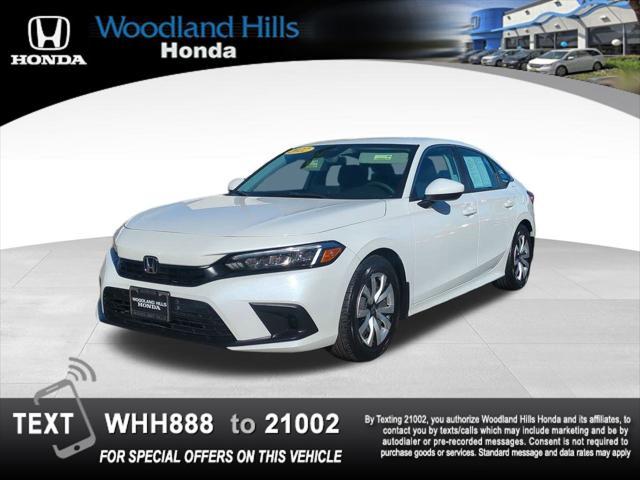 used 2022 Honda Civic car, priced at $21,888