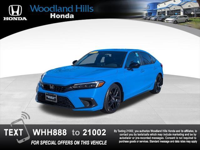 used 2022 Honda Civic car, priced at $23,888