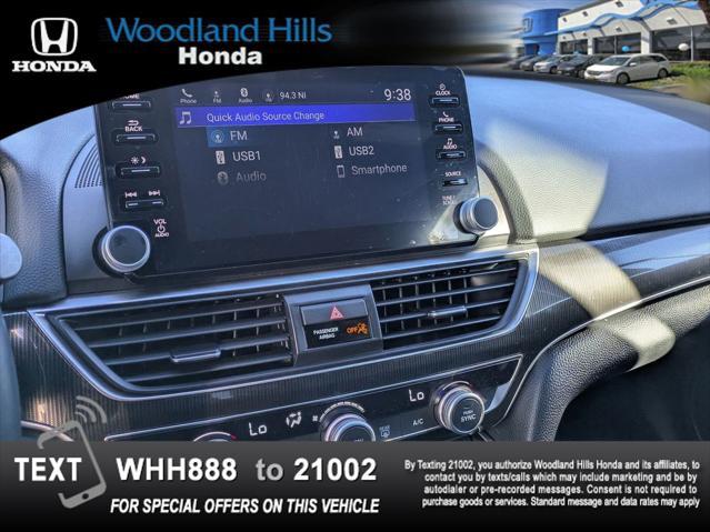 used 2022 Honda Accord car, priced at $25,888