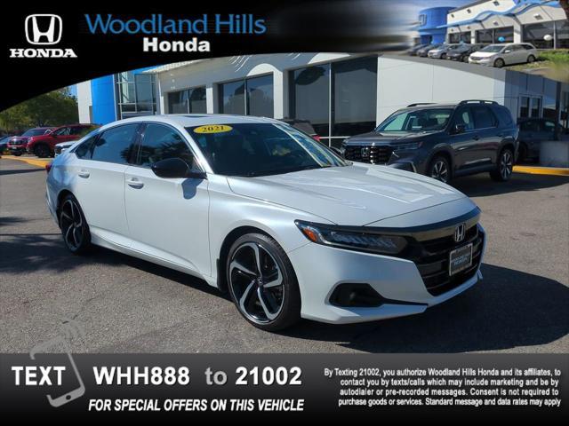 used 2021 Honda Accord car, priced at $29,888