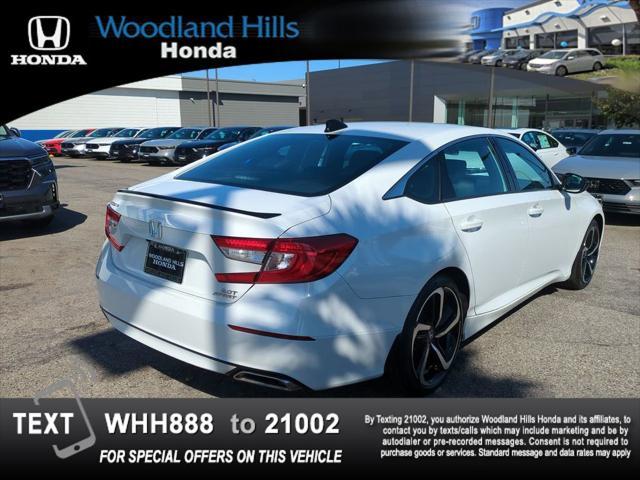 used 2021 Honda Accord car, priced at $29,888