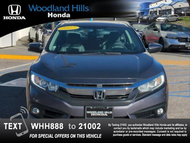 used 2017 Honda Civic car, priced at $18,588