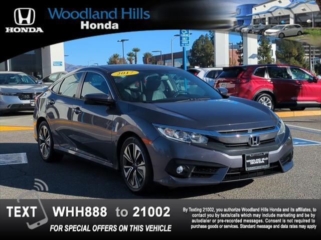 used 2017 Honda Civic car, priced at $18,588