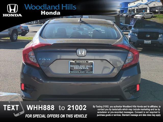 used 2017 Honda Civic car, priced at $18,588