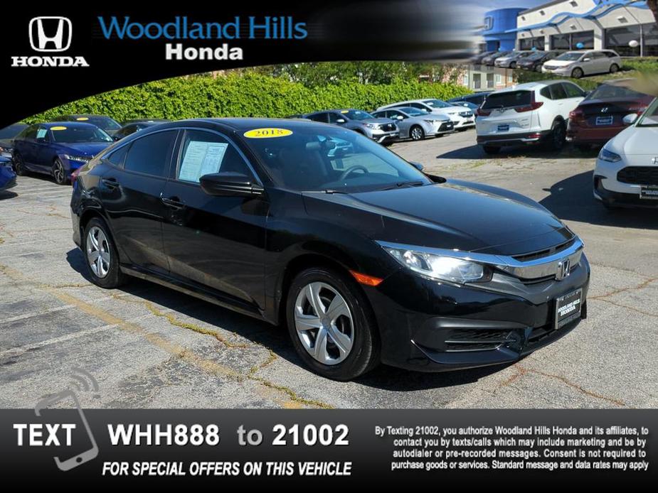 used 2018 Honda Civic car, priced at $17,588