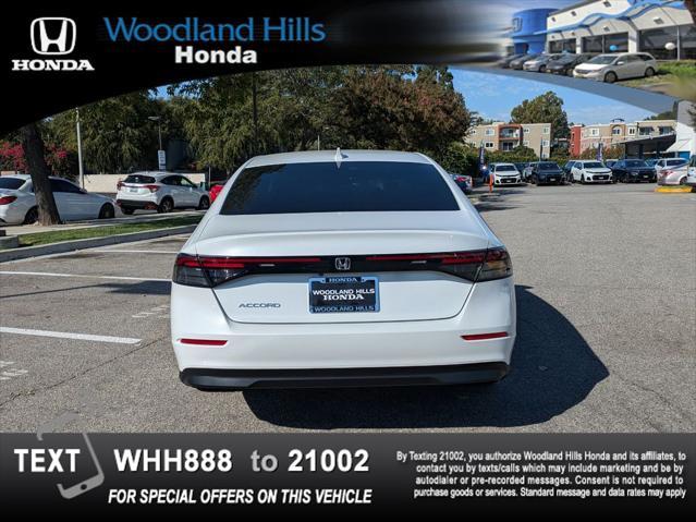 used 2023 Honda Accord car, priced at $24,588