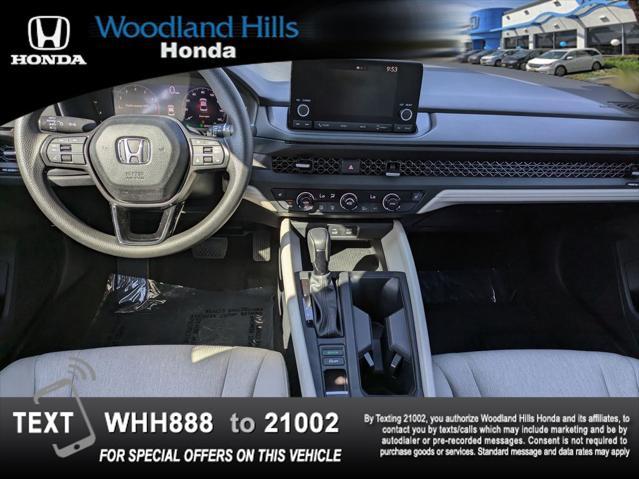 used 2023 Honda Accord car, priced at $24,588