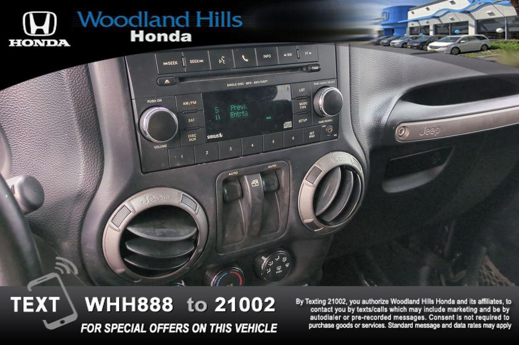 used 2012 Jeep Wrangler car, priced at $15,388