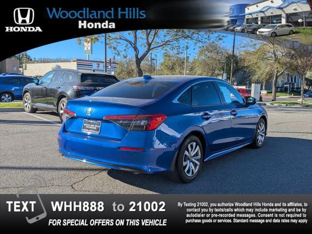 used 2023 Honda Civic car, priced at $23,388