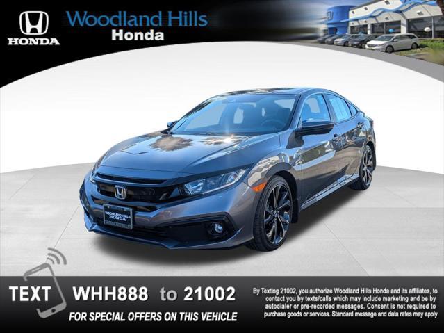 used 2021 Honda Civic car, priced at $22,588