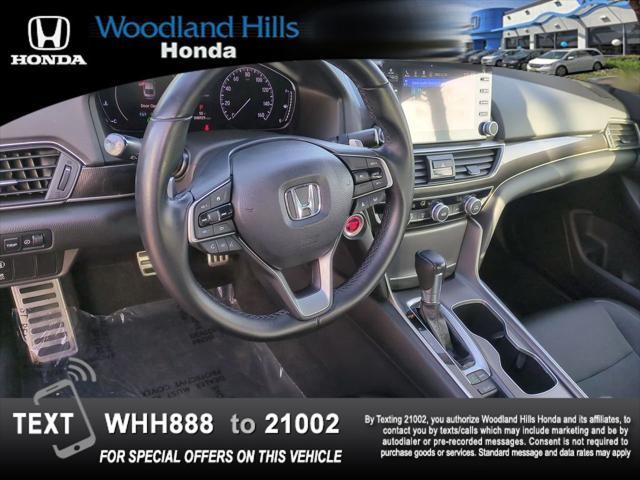 used 2021 Honda Accord car, priced at $23,588