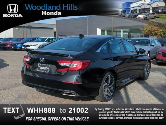 used 2021 Honda Accord car, priced at $23,588