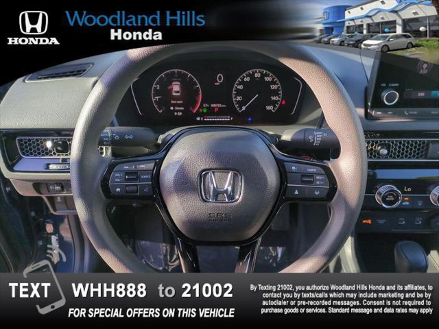 used 2025 Honda Civic car, priced at $25,888