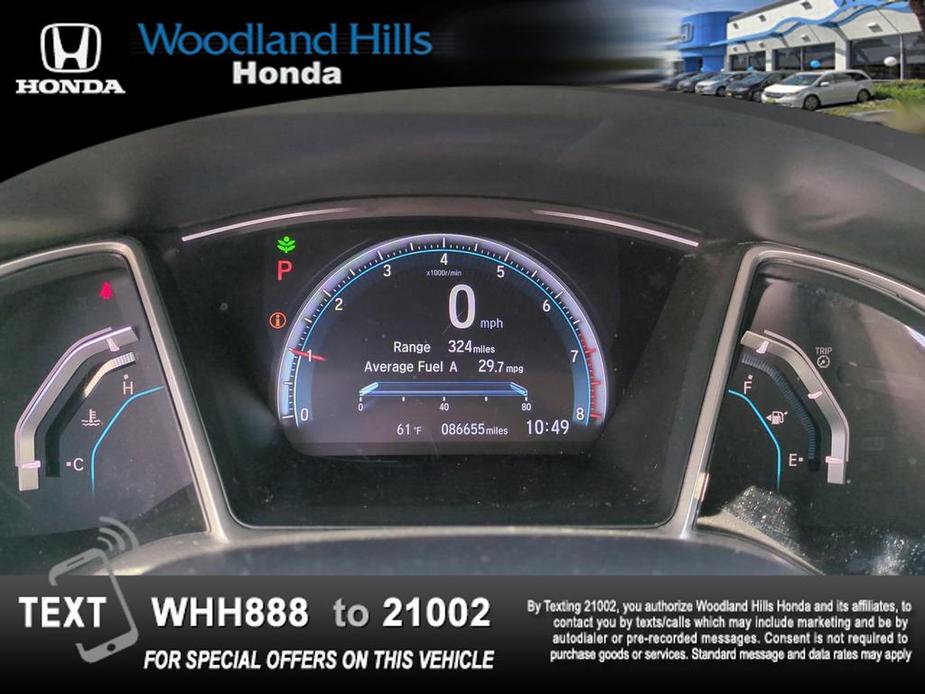 used 2018 Honda Civic car, priced at $17,588