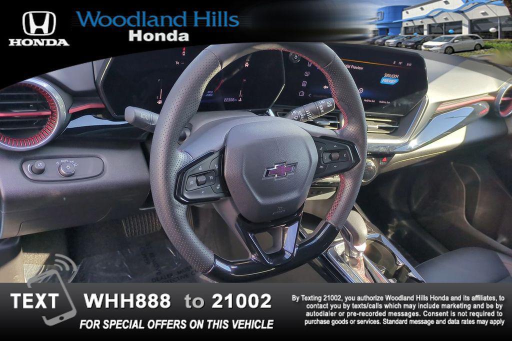 used 2024 Chevrolet Trax car, priced at $21,388