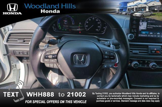 used 2021 Honda Accord Hybrid car, priced at $27,888