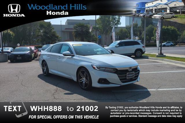 used 2021 Honda Accord Hybrid car, priced at $27,888