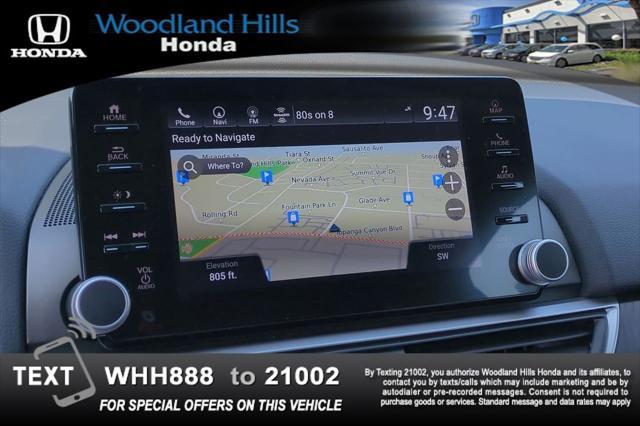 used 2021 Honda Accord Hybrid car, priced at $27,888