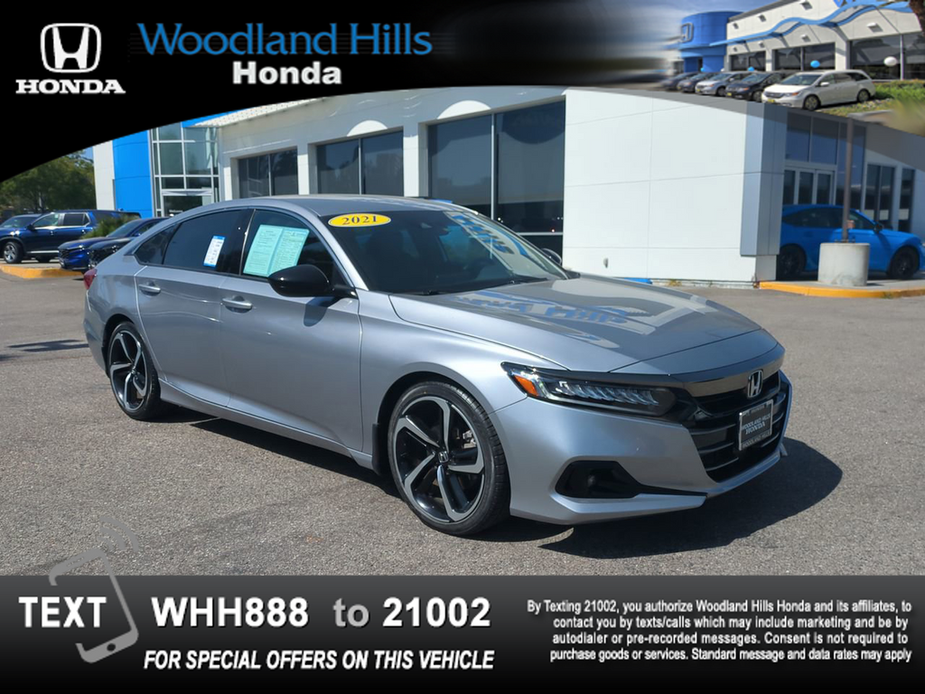 used 2021 Honda Accord car, priced at $25,588