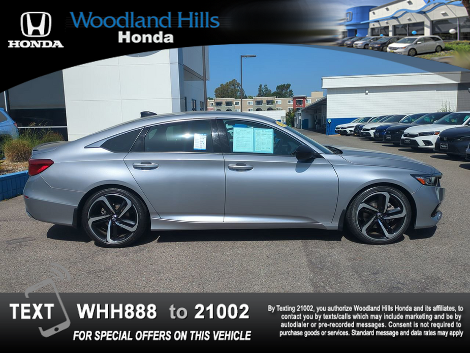 used 2021 Honda Accord car, priced at $25,588