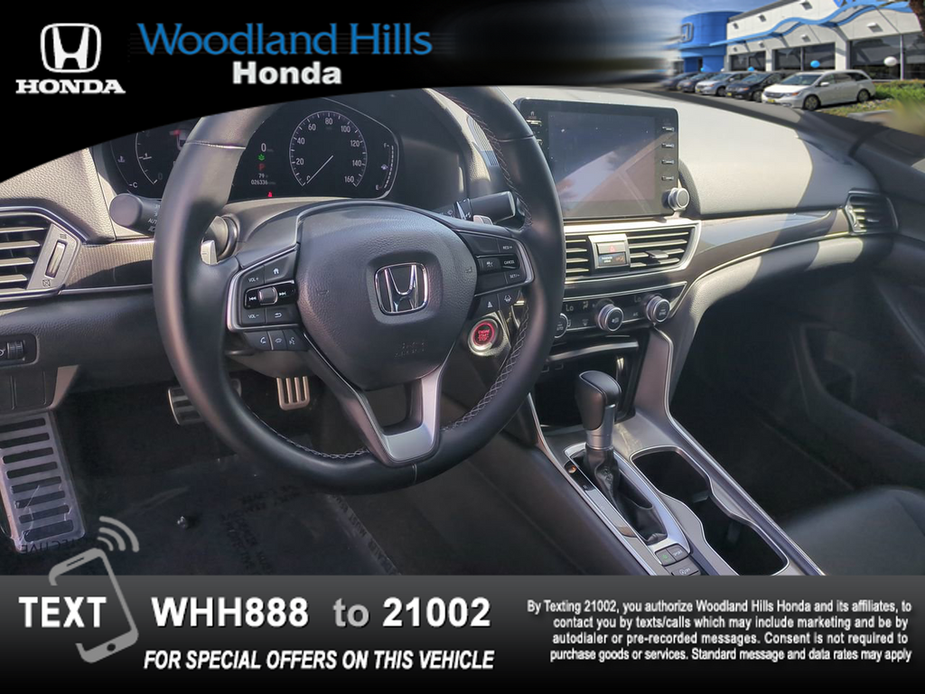 used 2021 Honda Accord car, priced at $25,588