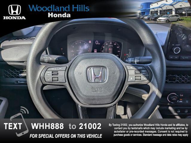 used 2023 Honda Accord car, priced at $28,388