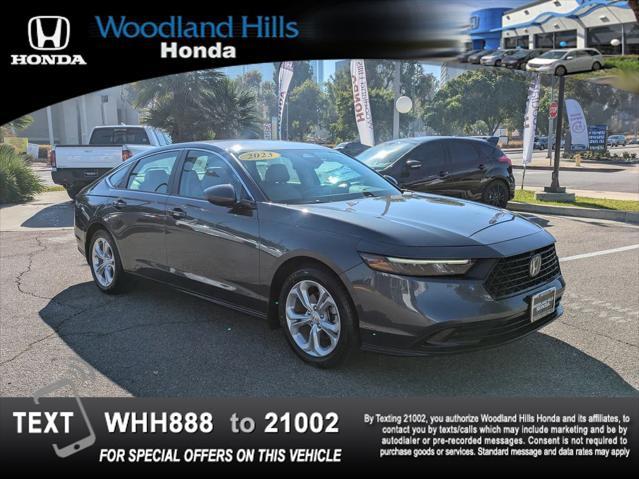 used 2023 Honda Accord car, priced at $28,388