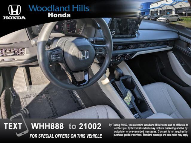 used 2023 Honda Accord car, priced at $28,388