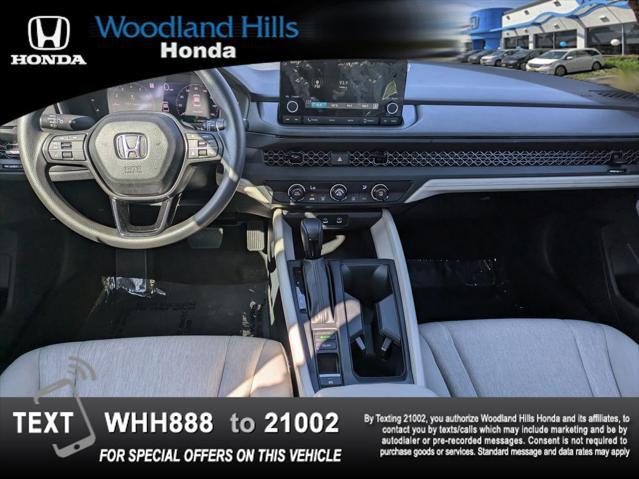 used 2023 Honda Accord car, priced at $28,388