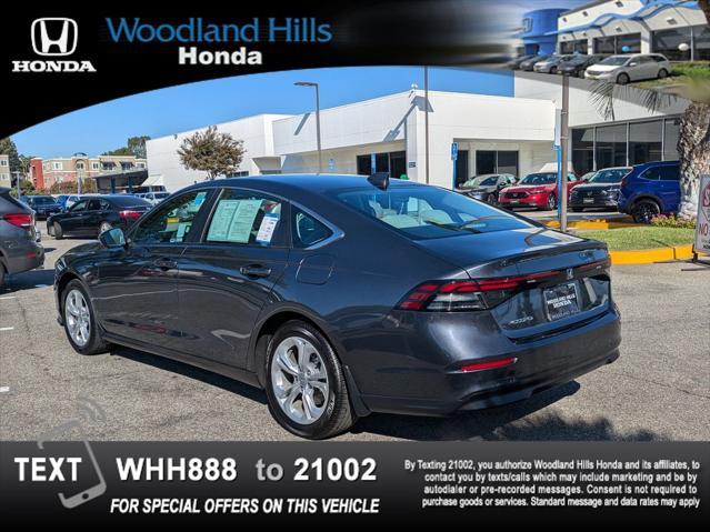 used 2023 Honda Accord car, priced at $28,388