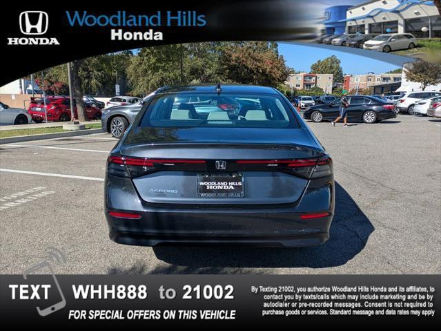 used 2023 Honda Accord car, priced at $28,388