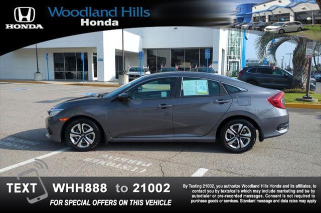 used 2018 Honda Civic car, priced at $17,888
