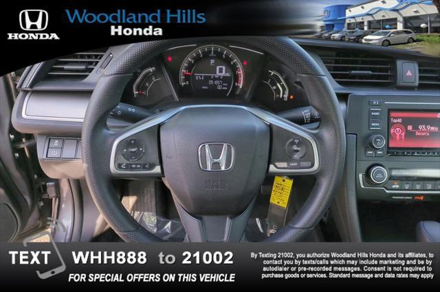 used 2018 Honda Civic car, priced at $17,888