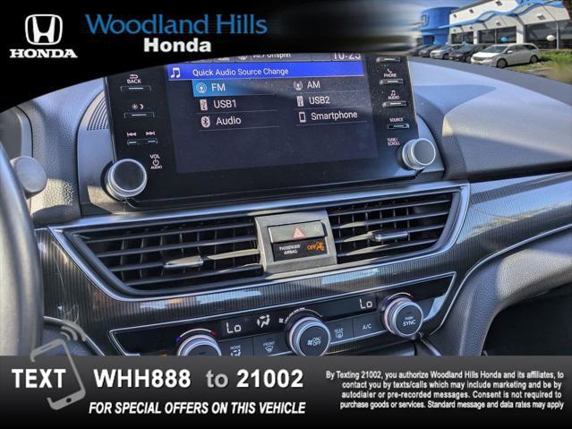 used 2022 Honda Accord car, priced at $25,588