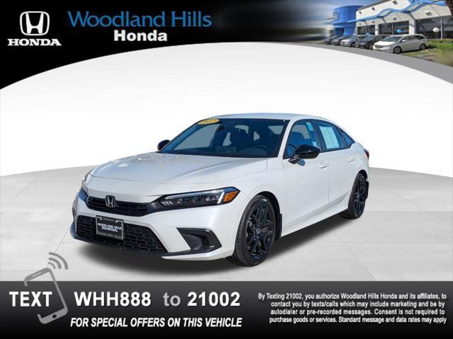 used 2022 Honda Civic car, priced at $24,388