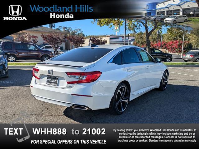 used 2021 Honda Accord car, priced at $26,388