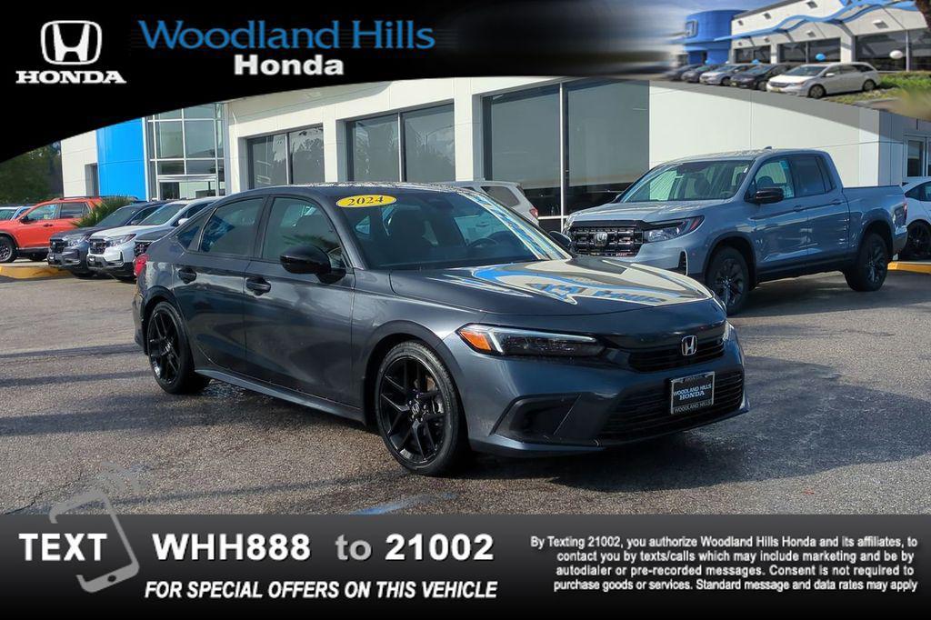 used 2024 Honda Civic car, priced at $25,588