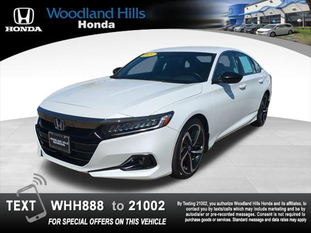 used 2021 Honda Accord car, priced at $23,588