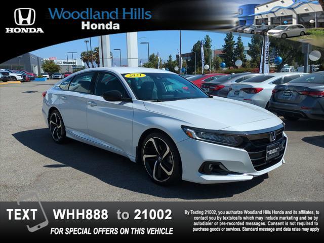 used 2021 Honda Accord car, priced at $23,588