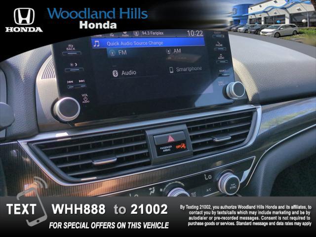 used 2021 Honda Accord car, priced at $23,588