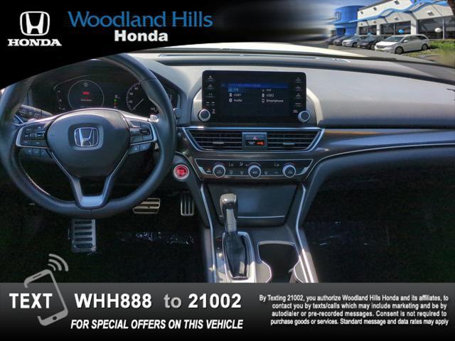 used 2021 Honda Accord car, priced at $23,588