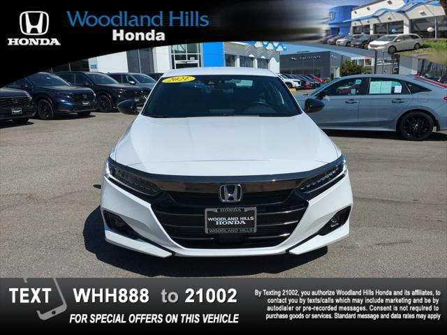 used 2021 Honda Accord car, priced at $23,588