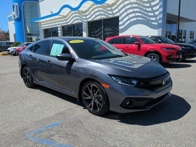 used 2021 Honda Civic car, priced at $23,588