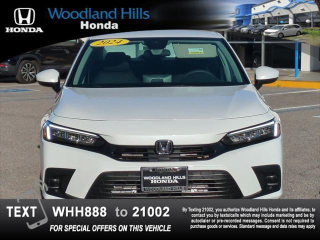 used 2024 Honda Civic car, priced at $24,288