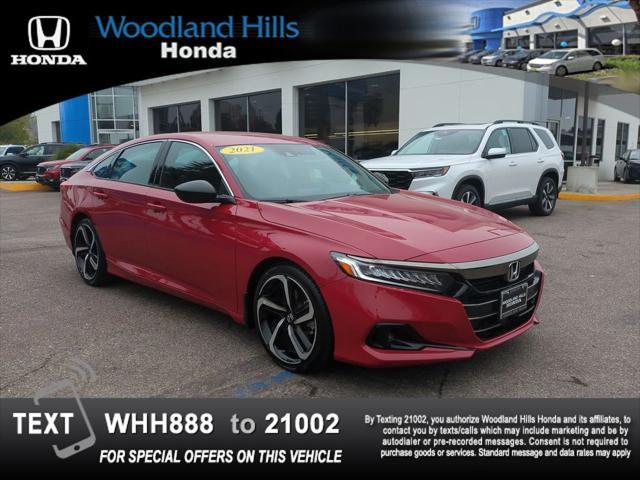 used 2021 Honda Accord car, priced at $23,888